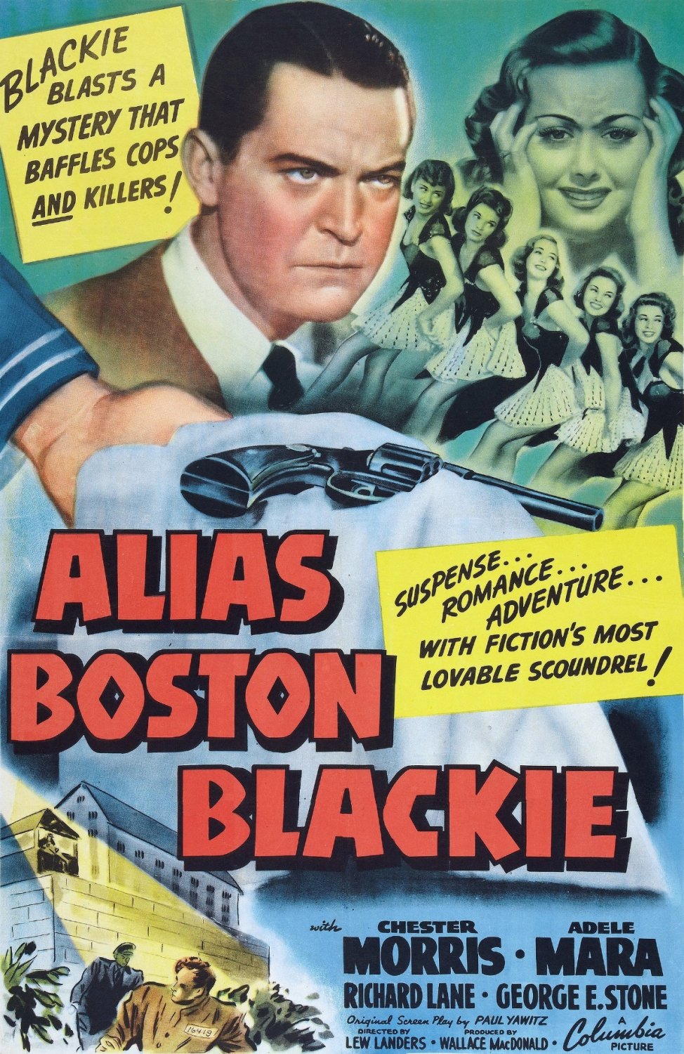 Alias Boston Blackie Movie Poster 13x19 inches