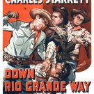 Down Rio Grande Way Movie Poster 13x19 inches
