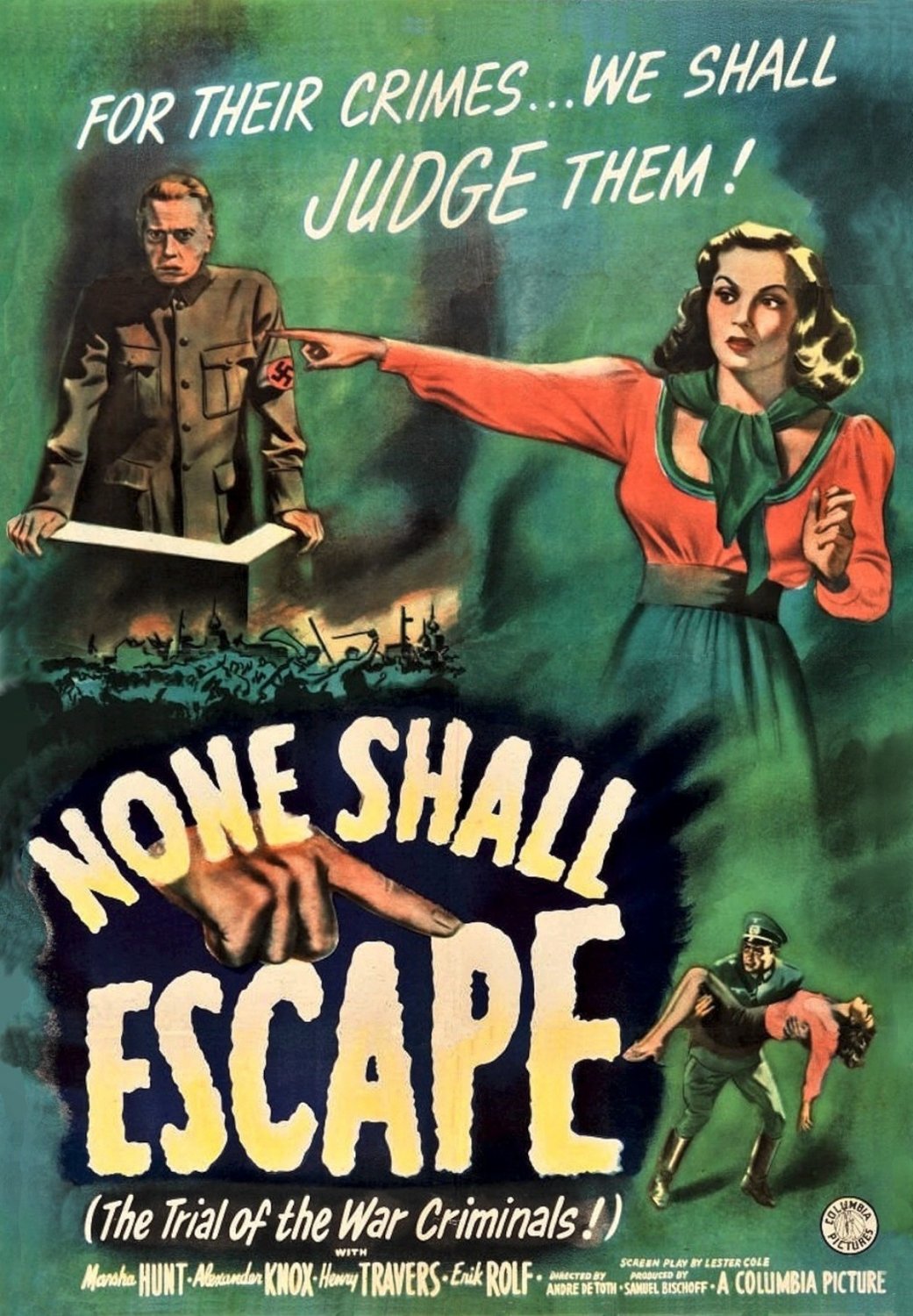 None Shall Escape Movie Poster 13x19 inches