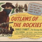 Outlaws of the Rockies Style A Movie Poster 13x19 inches
