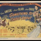 Something to Shout About Movie Poster 13x19 inches