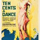 Ten Cents a Dance Movie Poster 13x19 inches