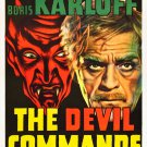 The Devil Commands Movie Poster 13x19 inches