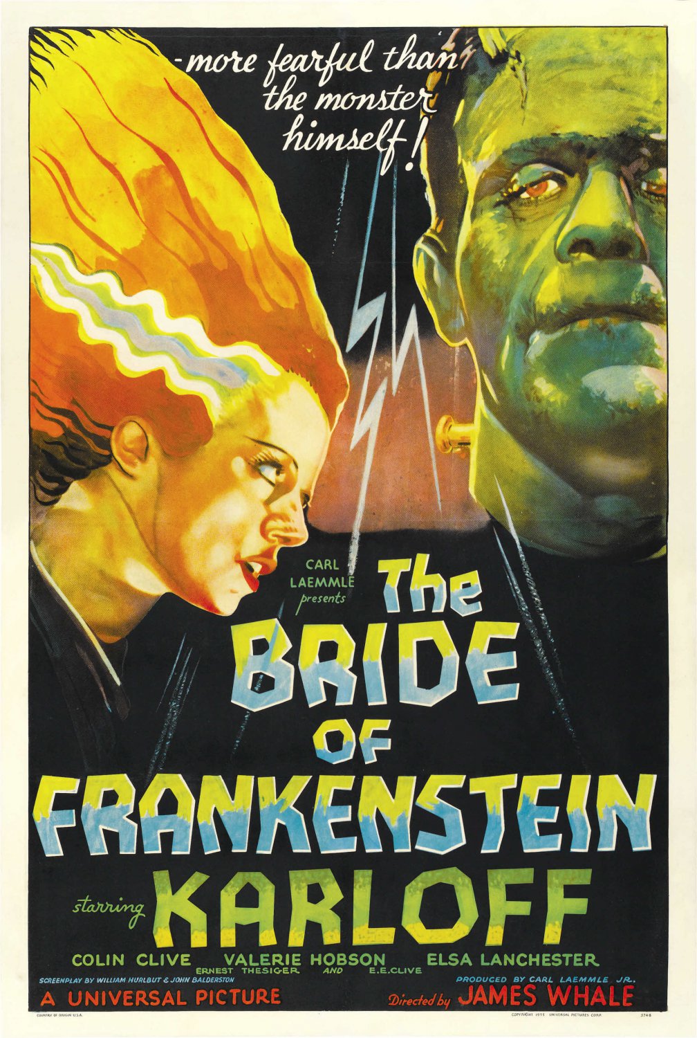 Bride of Frankenstein Movie Poster 13x19 inches