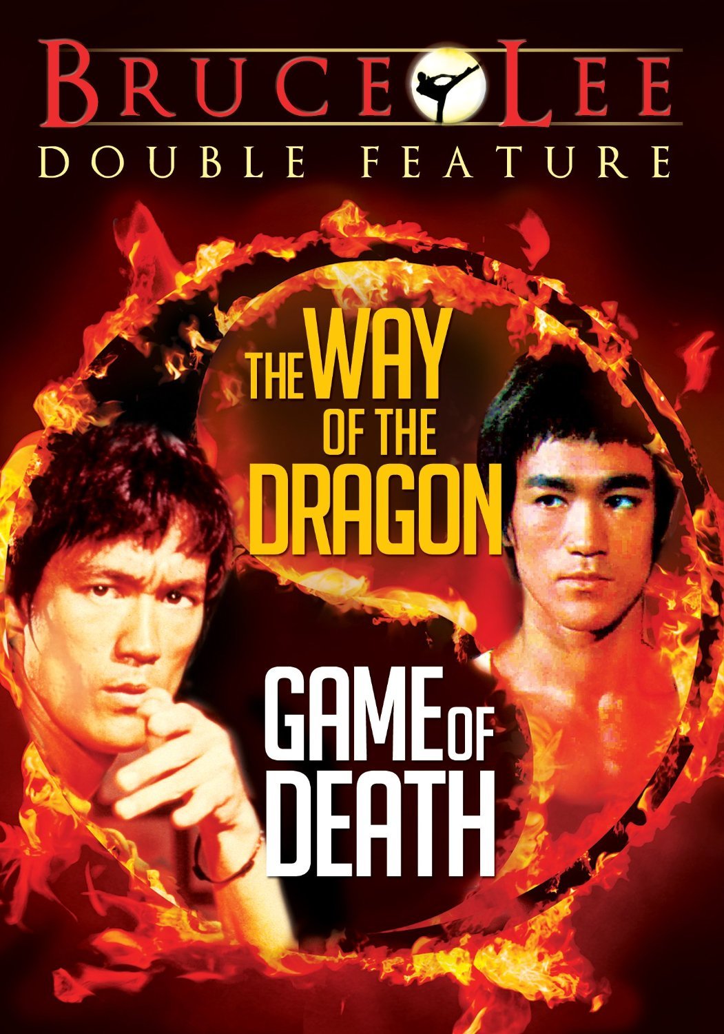 Bruce Lee Double Feature The Way of the Dragon & Game of Death Movie Poster 13x19 inches