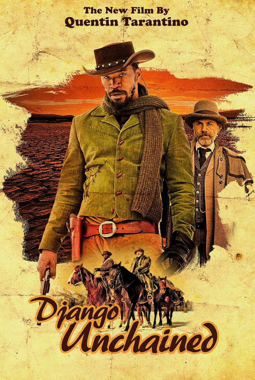 Django Unchained Movie Poster 13x19 inches