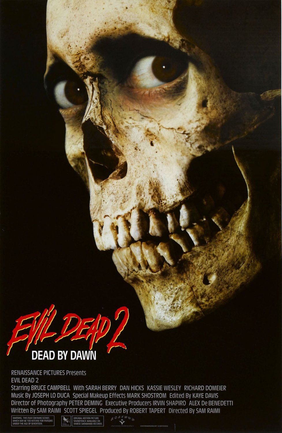 Evil Dead 2 Movie Poster 13x19 inches