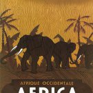 Afrique Occidentale AFRICA Poster 13x19 inches