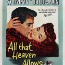 All That Heaven Allow Movie Poster 13x19 inches