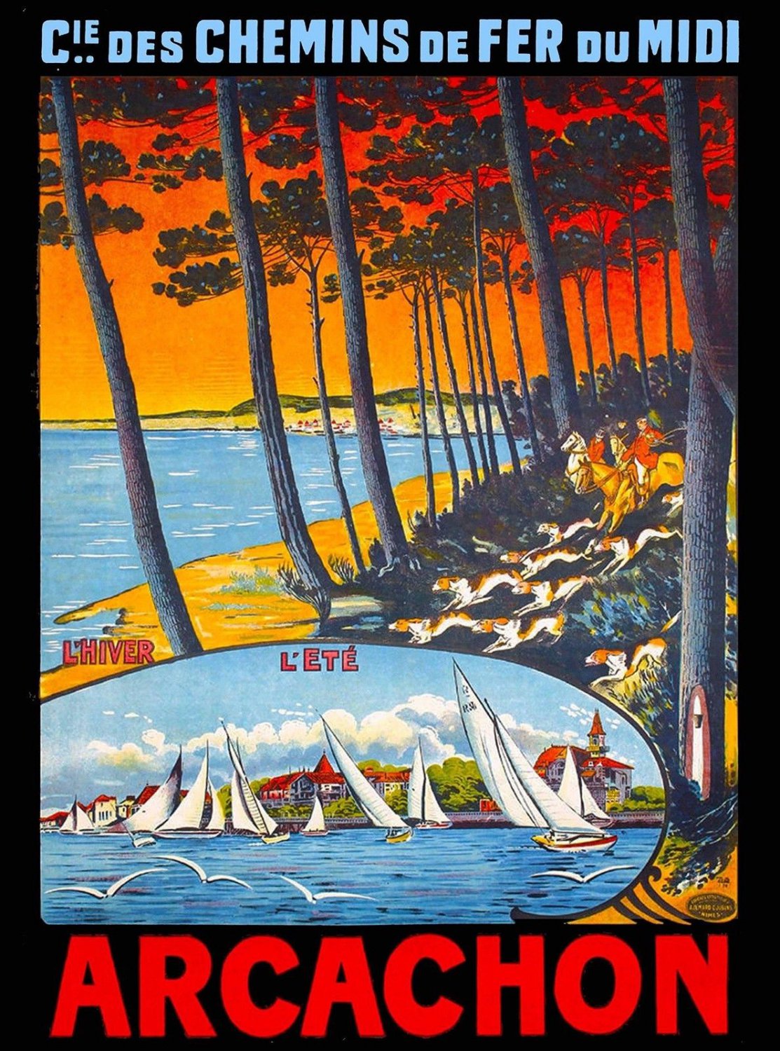 Arcachon Poster 13x19 inches