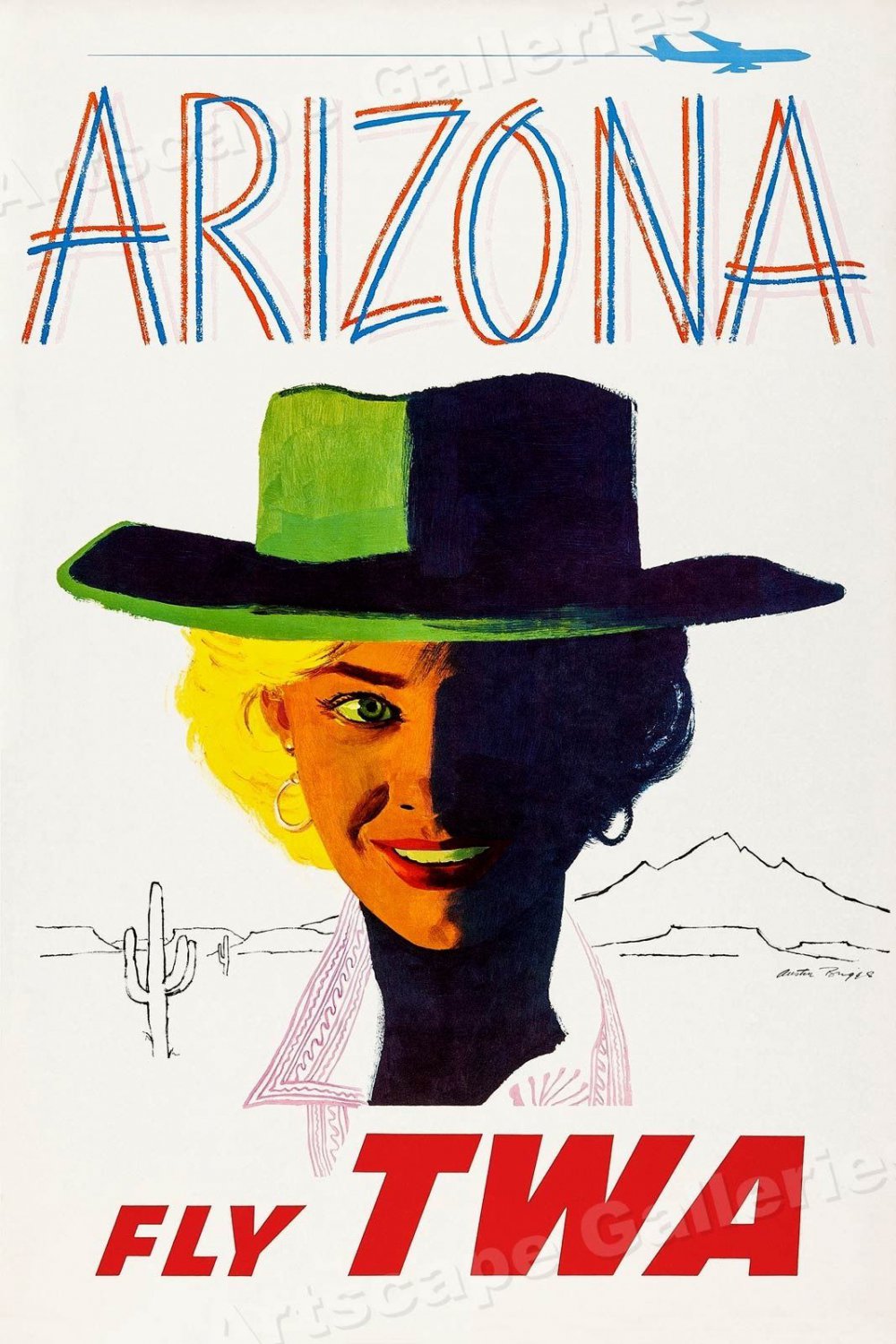 Arizona Travel Poster 13x19 inches