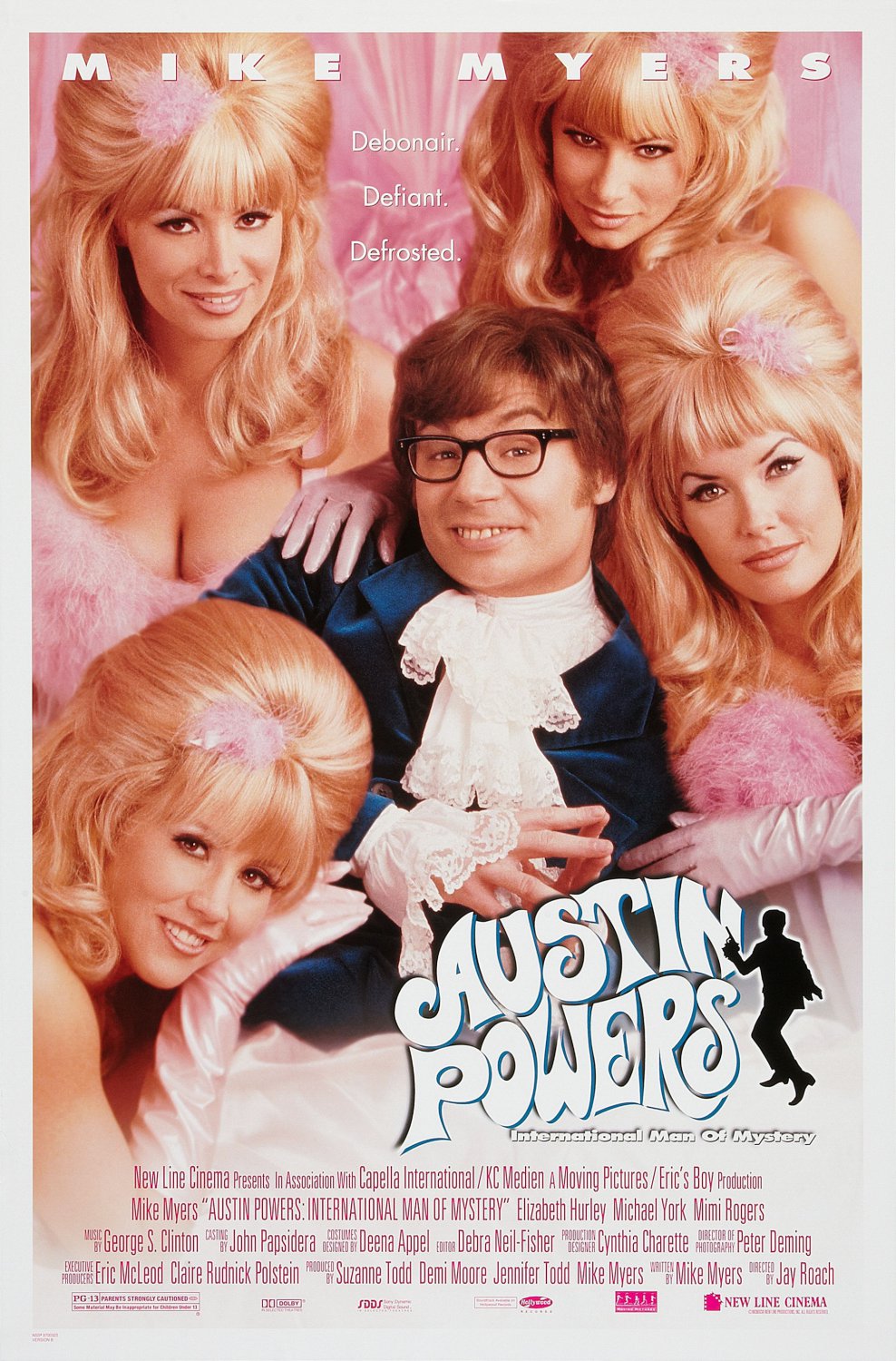 Austin Powers Movie Poster 13x19 inches