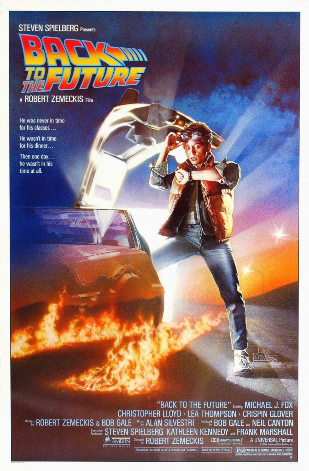 Back to the Future Movie Poster 13x19 inches