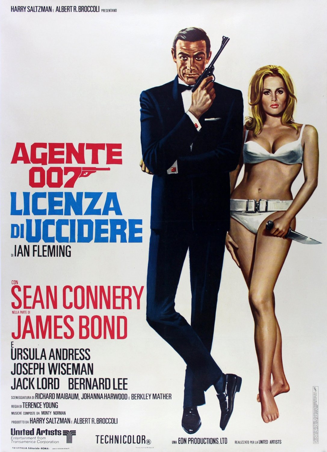 Dr. No James Bond Movie Poster 13x19 inches