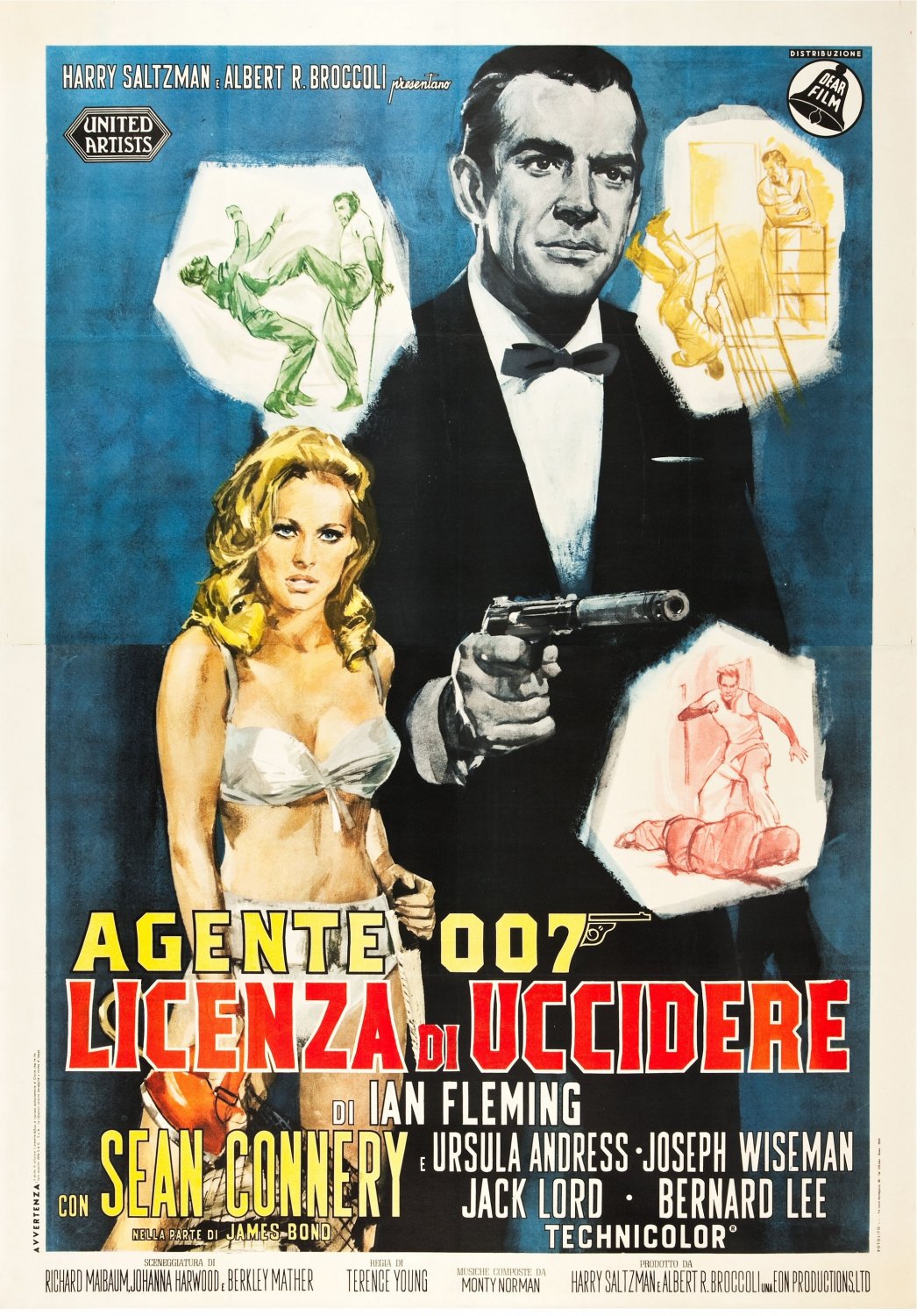 Dr. No Licenza  di Uccidere Movie Poster 13x19 inches
