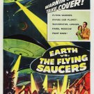 Earth vs. the Flying Saucers Movie Poster 13x19 inches