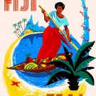 Fiji Fly by Teal Poster 13x19 inches