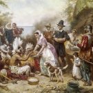 First Thanksgiving 1621 Poster 13x19 inches