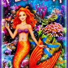 Florida Mermaid Travel Poster 13x19 inches