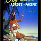 Fly Canadian Pacific Travel Poster 13x19 inches