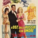From Russia with Love Movie Poster 13x19 inches