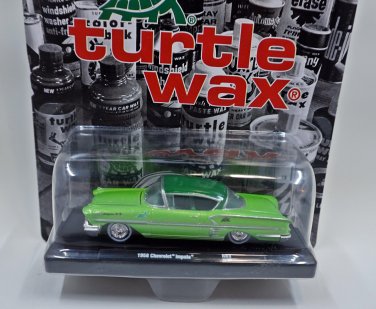 M2 1958 Chevrolet Impala Turtle Wax 1:64 Scale Diecast Car Model Cars Toys
