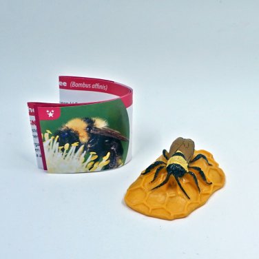 Rusty Patched Bumble Bee - Yowie Collection Miniature Animal Figure Toys