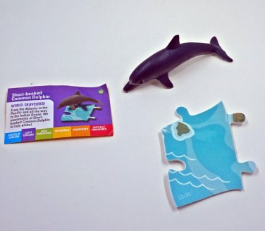 Short Beaked Common Dolphin - Yowie Collection Miniature Animal Figure Toys