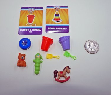 Super Impulse Micro Toy Box Series 1 - Lot of 10 GLO-WORM DUNCAN YOYO etc