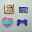 NEW! Zuru MINI Brands TOYS Series 1-3 GAME CONTROLLER + POP IT HEART Lot of 4