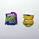 NEW! Zuru MINI Brands TOYS Series 1-3 TMNT LEONARDO + MICHELANGELO MASK Lot of 2