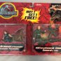 Jurassic Park JPIII 3 Billy Brennan w/ Pteranodon & Military General w/ T-rex