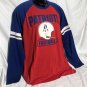 Nike NFL New England Patriots Red Nike Long Sleeve Shirt Men's Sz L 90's Logo Original From US
