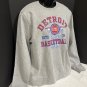 Fanatics NBA Detroit Pistons Long Sleeve Sweater Gray SZ L