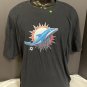 Fanatics Sport T-Shirt Blue Miami Dolphins NFL Football Sz 3XL Original From US