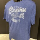 Fanatics Sport Atlanta Braves MLB Blue T-Shirt Sz Large Original From US