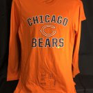 Lot of 2 Fanatics Sport Unisex T-Shirt Chicago Bears Football NFL Orange Sz S Original From US