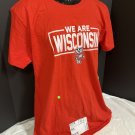 Fanatics Wisconsin University Badgers T Shirt SZ L Original From US