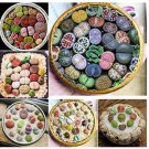 Rare 100 Pcs Beauty Mixed Mini Lithops Bonsai Plants Cactus Bonsai Plants Organic Garden