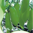 Rare Green Long 'Banana' Tomato 'Lv Beauty' Organic Seeds, Original Pack, 20 Seeds
