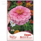 Rare Pink Beautiful Zinnia Seeds, Original Pack, 60 seeds