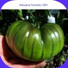 Rare Arbuznyi Big Green Tomato with Dark Green Line Organic Seeds, Professional Pack, 100 Seeds