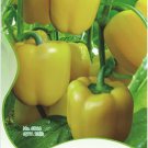 Rare Anhui Yellow Cluster of Sweet Pepper F1 Seeds, Original Pack, 10 Seeds