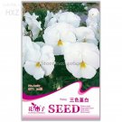 Rare White Herb Pansy Flower Seeds,Original Pack, 50 seeds