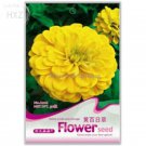 Rare Beautiful Yellow Zinnia Seeds, Original Pack, 50 seeds