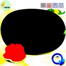 Rare Black Skin Red Elliptical Seedless Watermelon Fruits, 40 Seeds