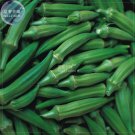 Rare BELLFARM Okra Dark Green Shot Gumbo Vegetables Seeds, 300 seeds