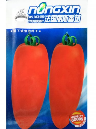 Rare 1 Original Pack, approx 300 seeds / pack, French Liz Red Long Tomato Seeds