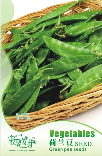 Rare 10 Original Packs, 10 seeds / pack, Organic Snow Peas Seeds