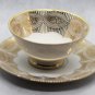 Set of 2 Antique Hand painted German Gareis, Kuhnl & Co Bavaria Porcelain Bone China Cup and Saucer